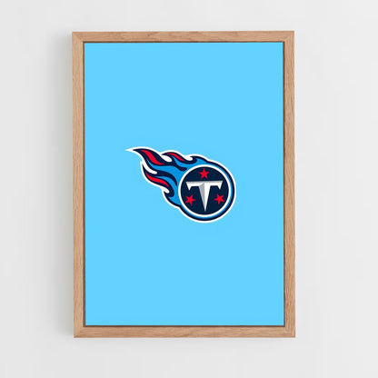 ap-tennessee titans-1 cadre Bois clair
