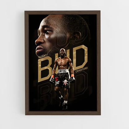 ap-terence crawford-1 cadre Bois foncé