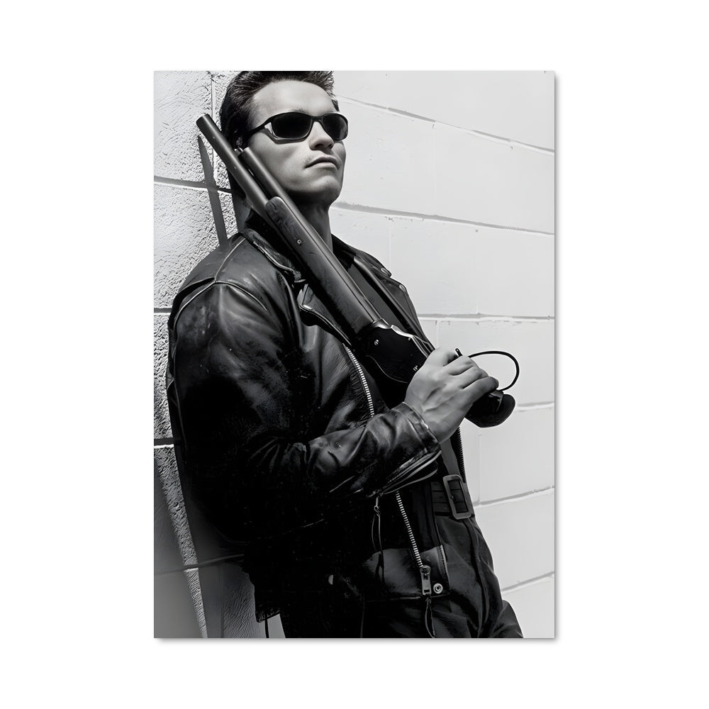 Poster Terminator en Cuir