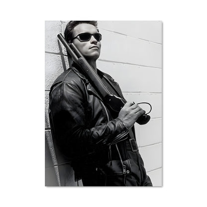 Poster Terminator en Cuir
