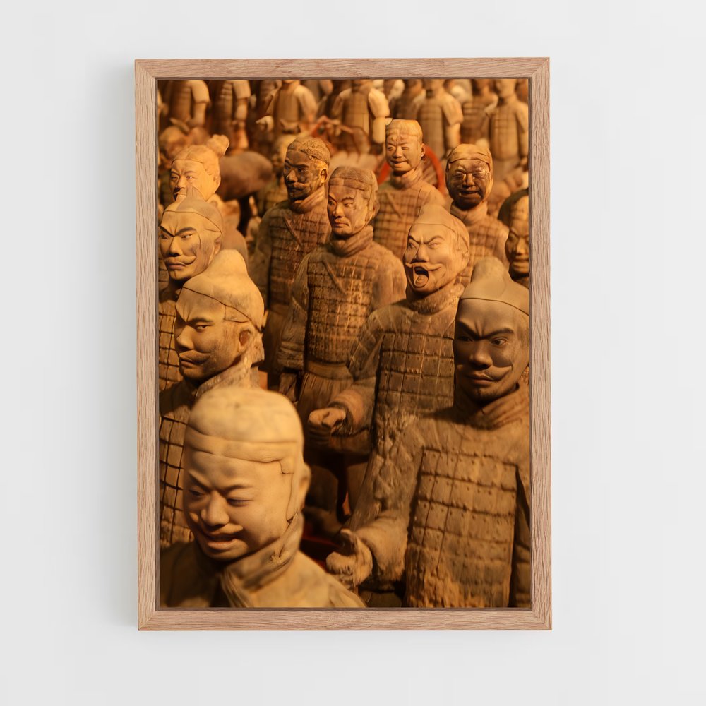 ap-terracotta army-18 cadre Bois clair