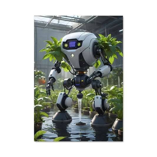 Poster Jardin de Robotique