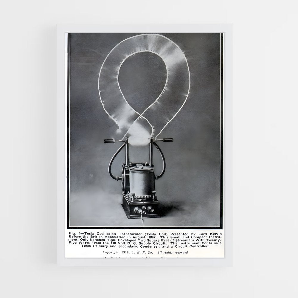 ap-tesla coil-3 cadre Blanc
