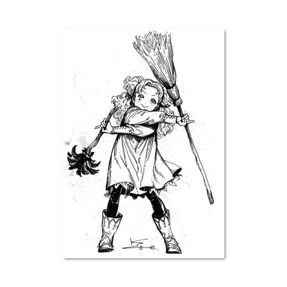Poster Sorcière Moderne