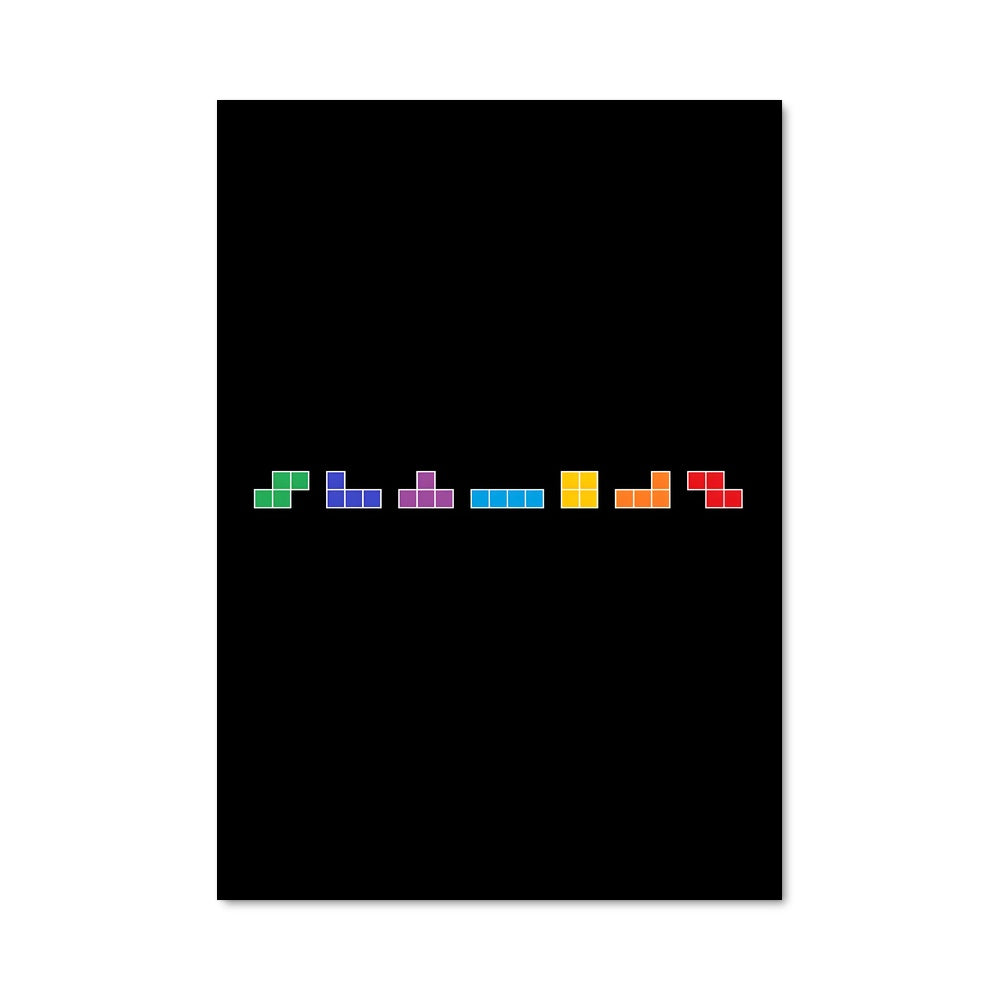 Poster Tetris Rainbow Line