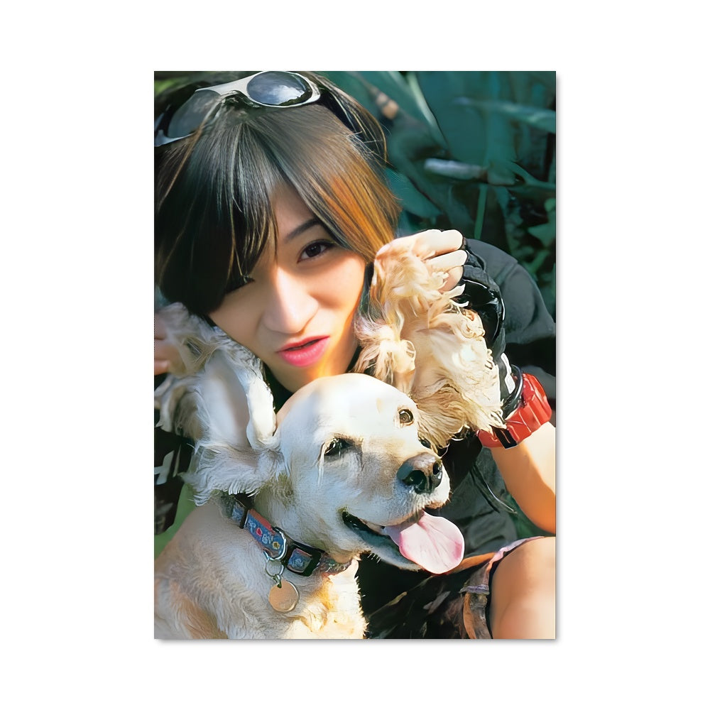 Poster Chien et Arc-en-Ciel