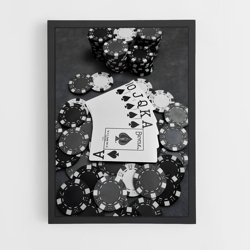 ap-texas holdem-1 cadre Noir