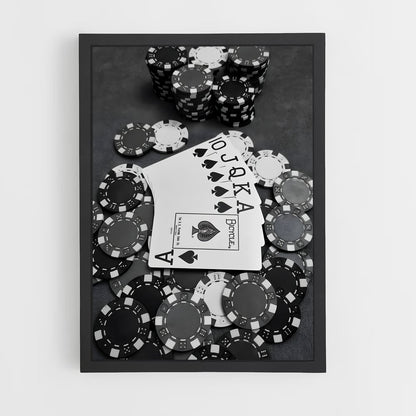 ap-texas holdem-1 cadre Noir