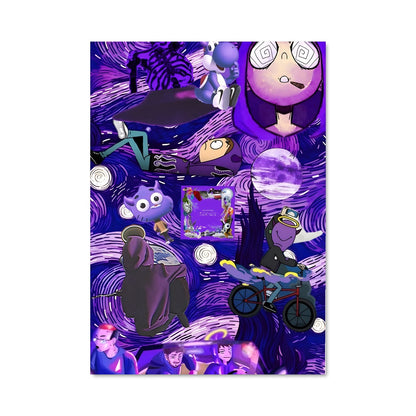 Poster Catsplosion Purple