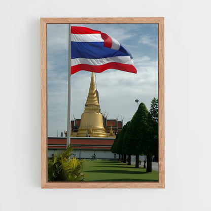 ap-thailand flag-3 cadre Bois clair