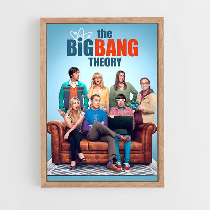 ap-the big bang theory-1 cadre Bois clair