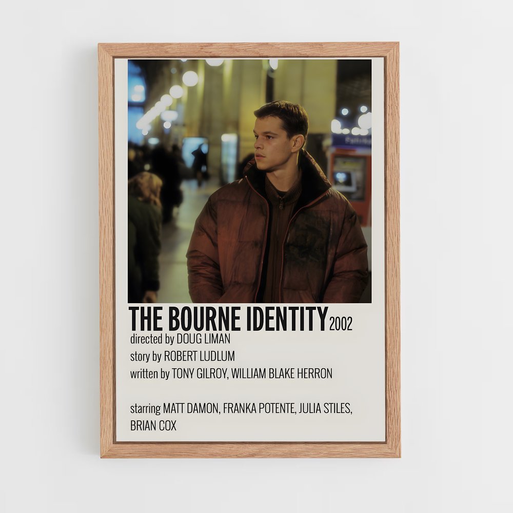 ap-the bourne identity-2 cadre Bois clair