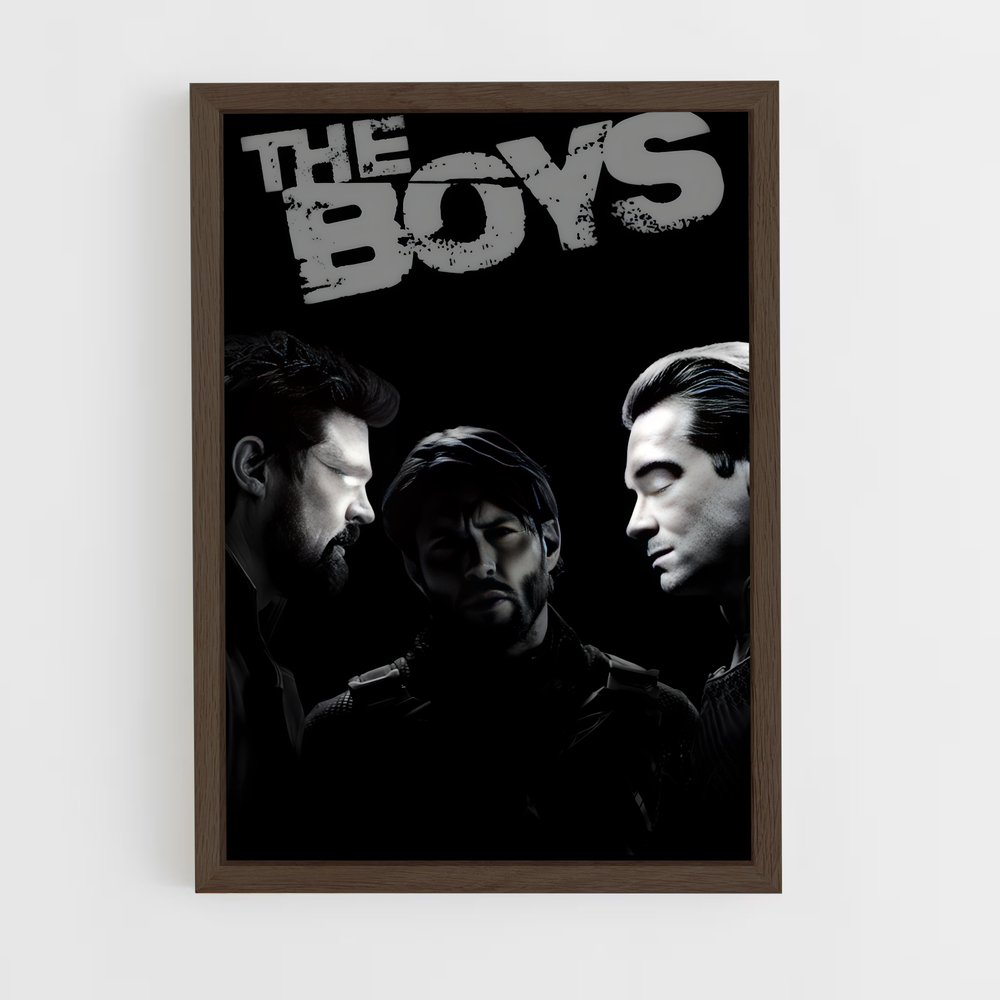 ap-the boys-2 cadre Bois foncé