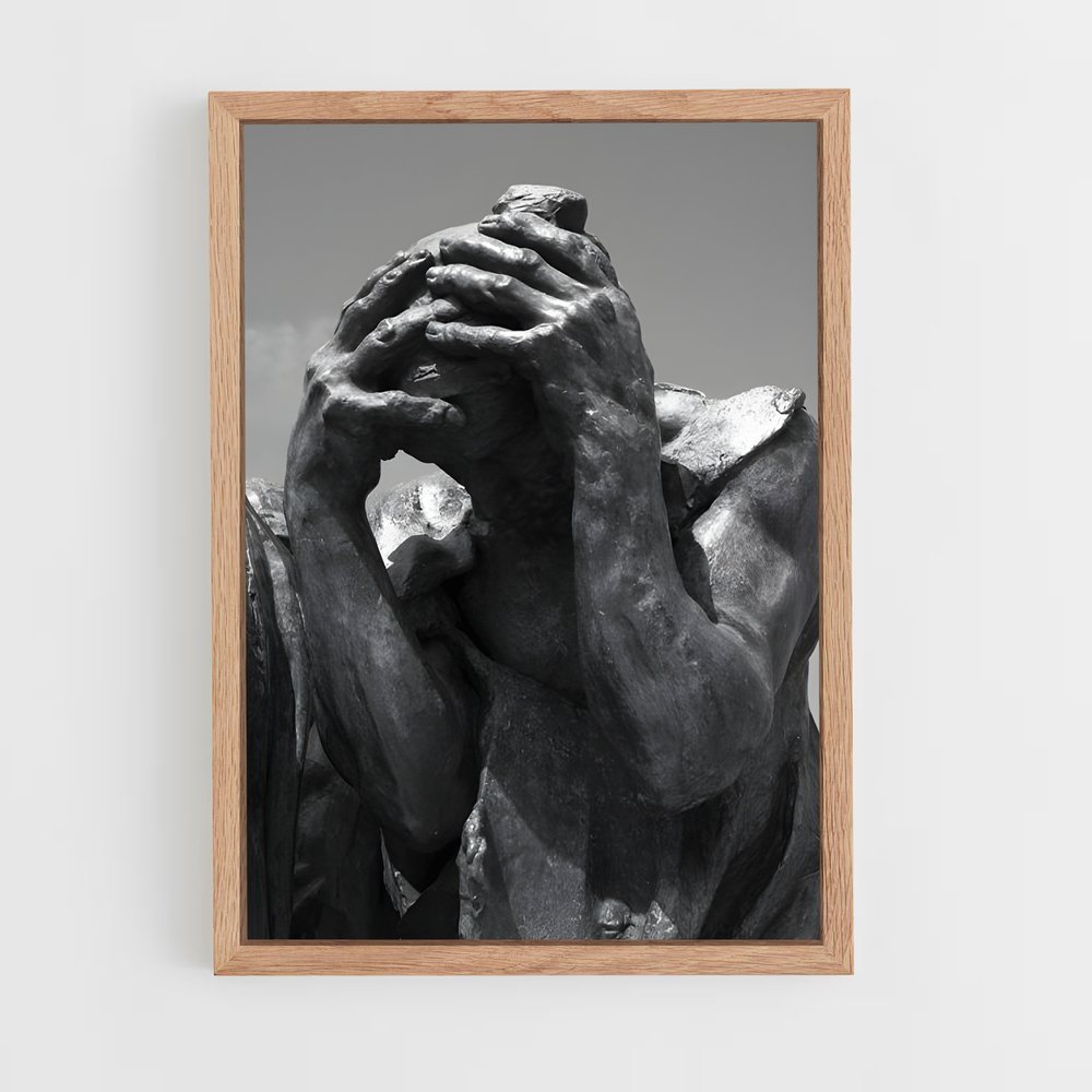 ap-the burghers of calais rodin-2 cadre Bois clair