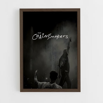 ap-the chainsmokers-1 cadre Bois foncé