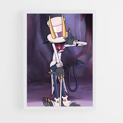 ap-the devil cuphead-2 cadre Blanc
