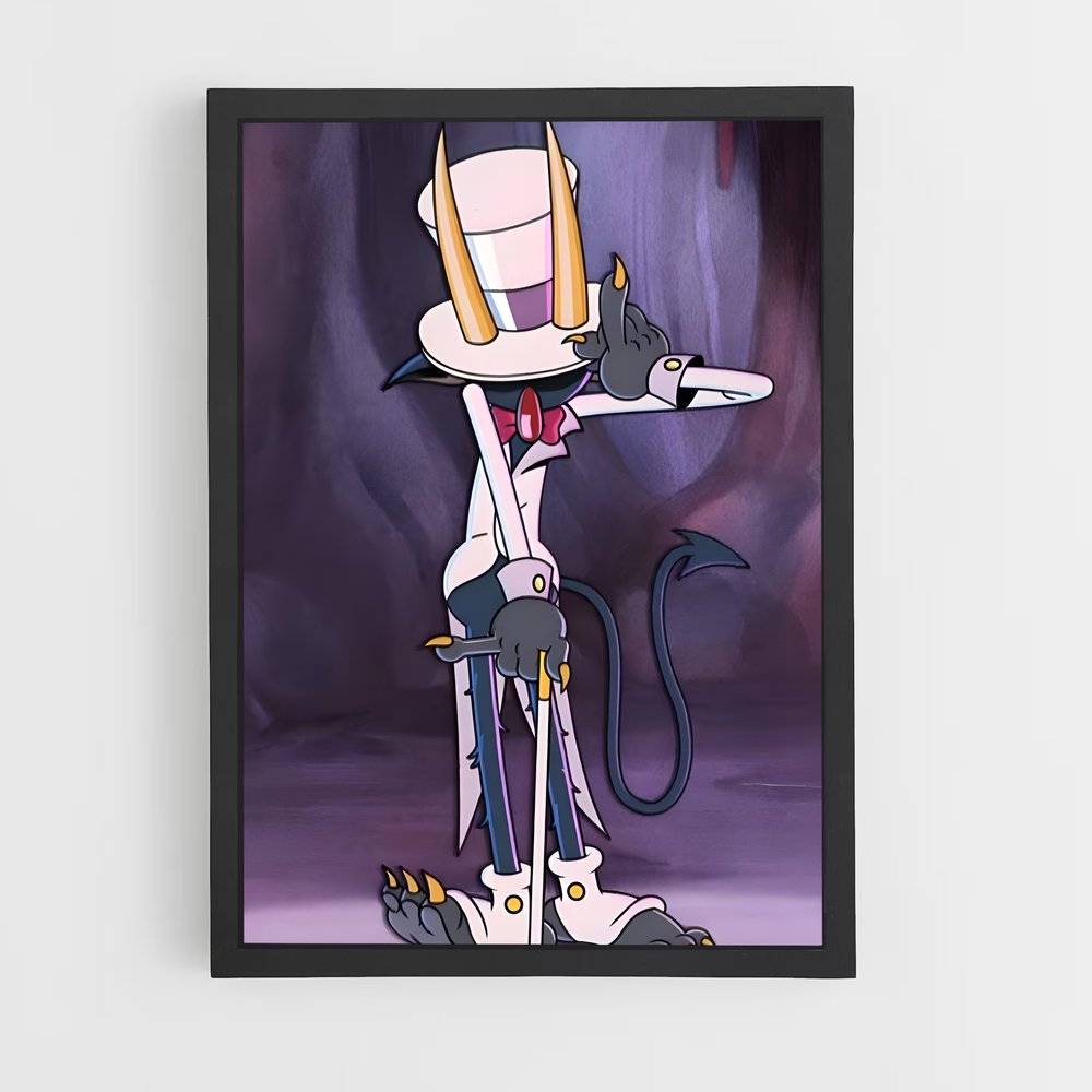 ap-the devil cuphead-2 cadre Noir