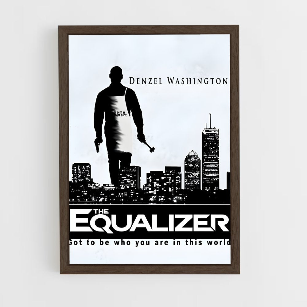 ap-the equalizer-5 cadre Bois foncé