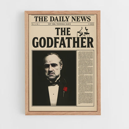 ap-the godfather-15 cadre Bois clair
