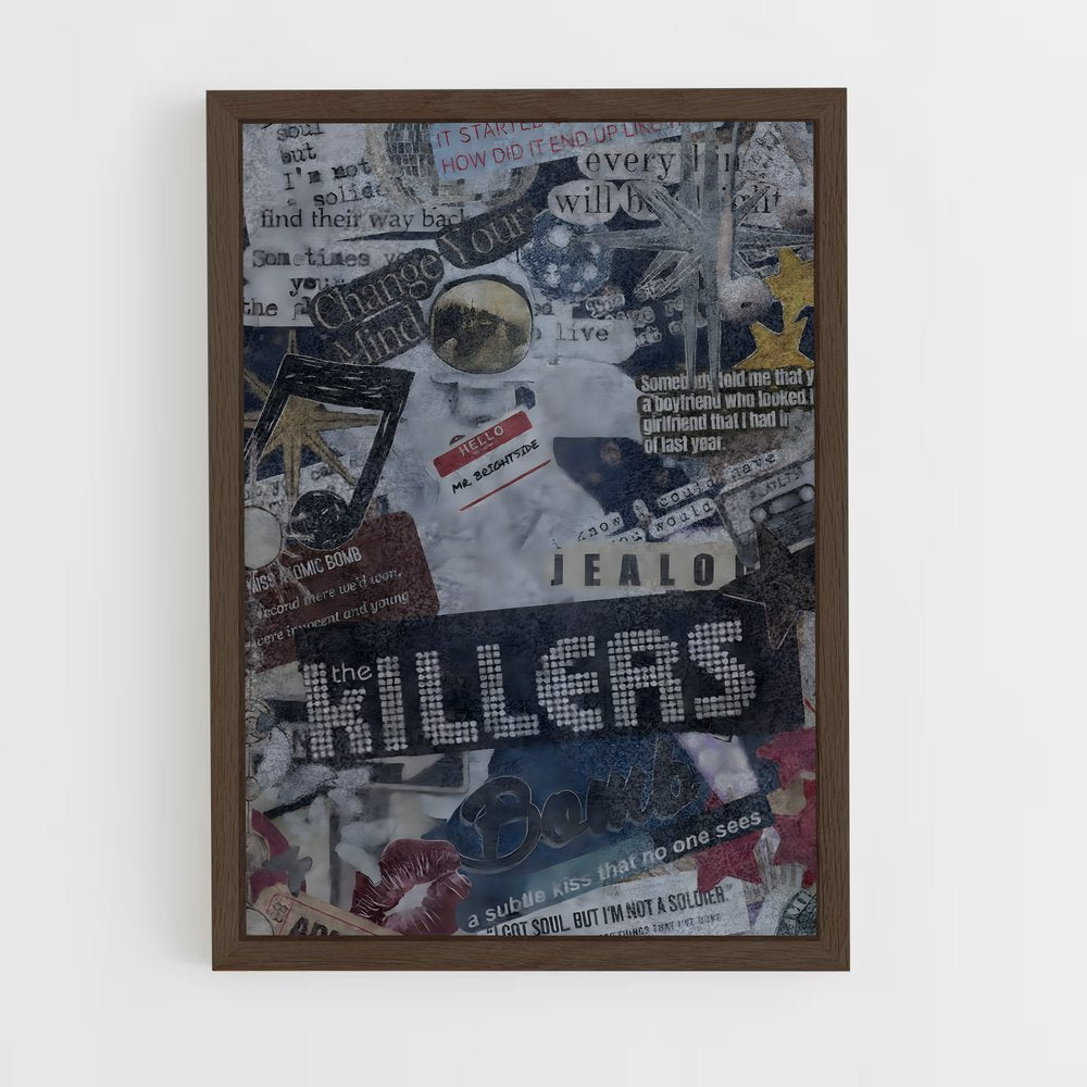 ap-the killers-1 cadre Bois foncé