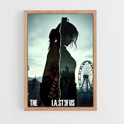 ap-the last of us-4 cadre Bois clair