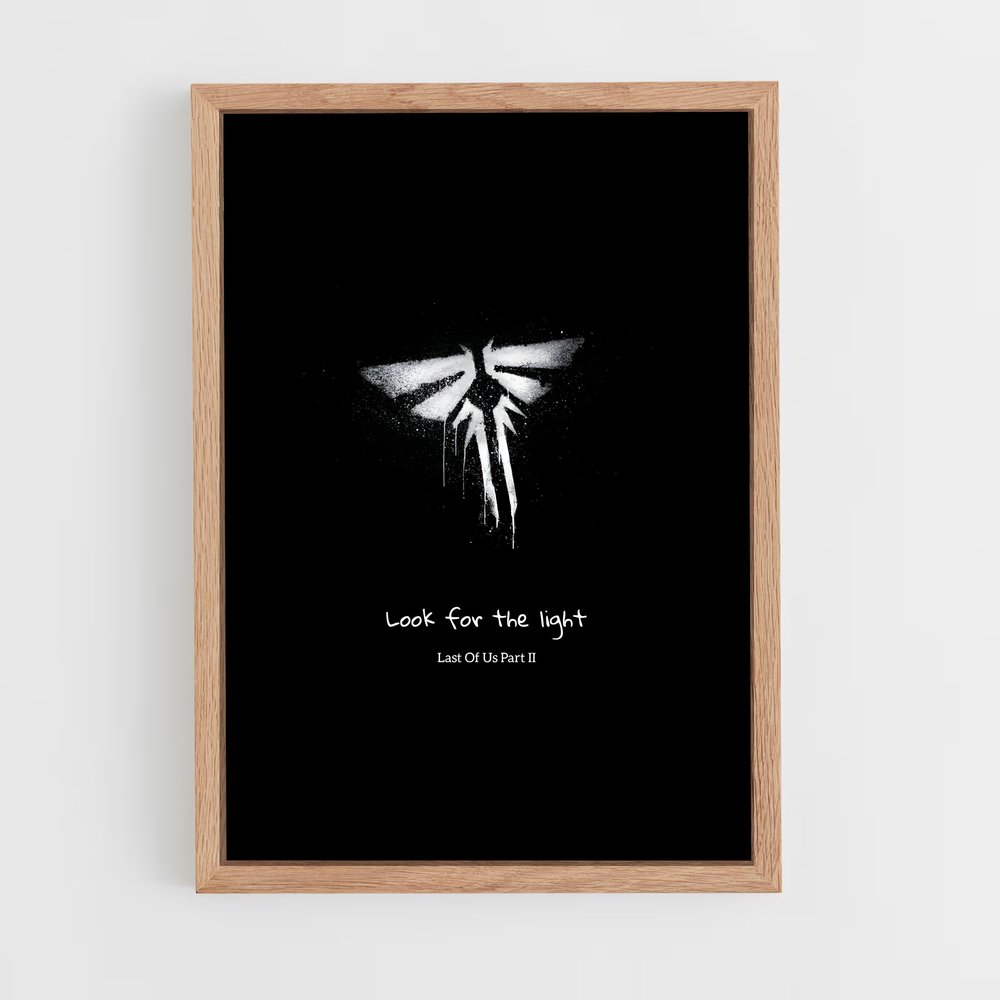 ap-the last of us-5 cadre Bois clair
