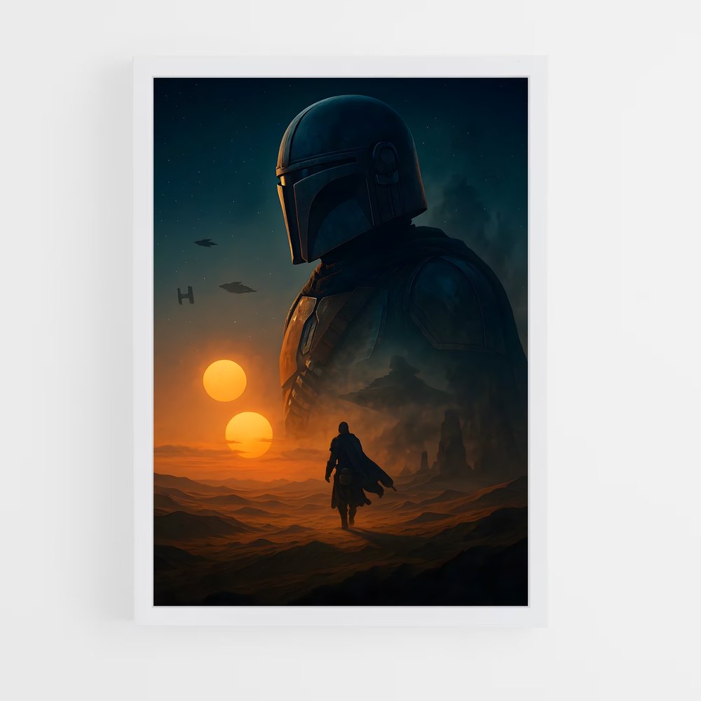 ap-the mandalorian-2 cadre Blanc