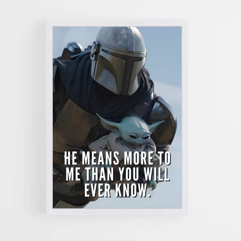 ap-the mandalorian-3 cadre Blanc
