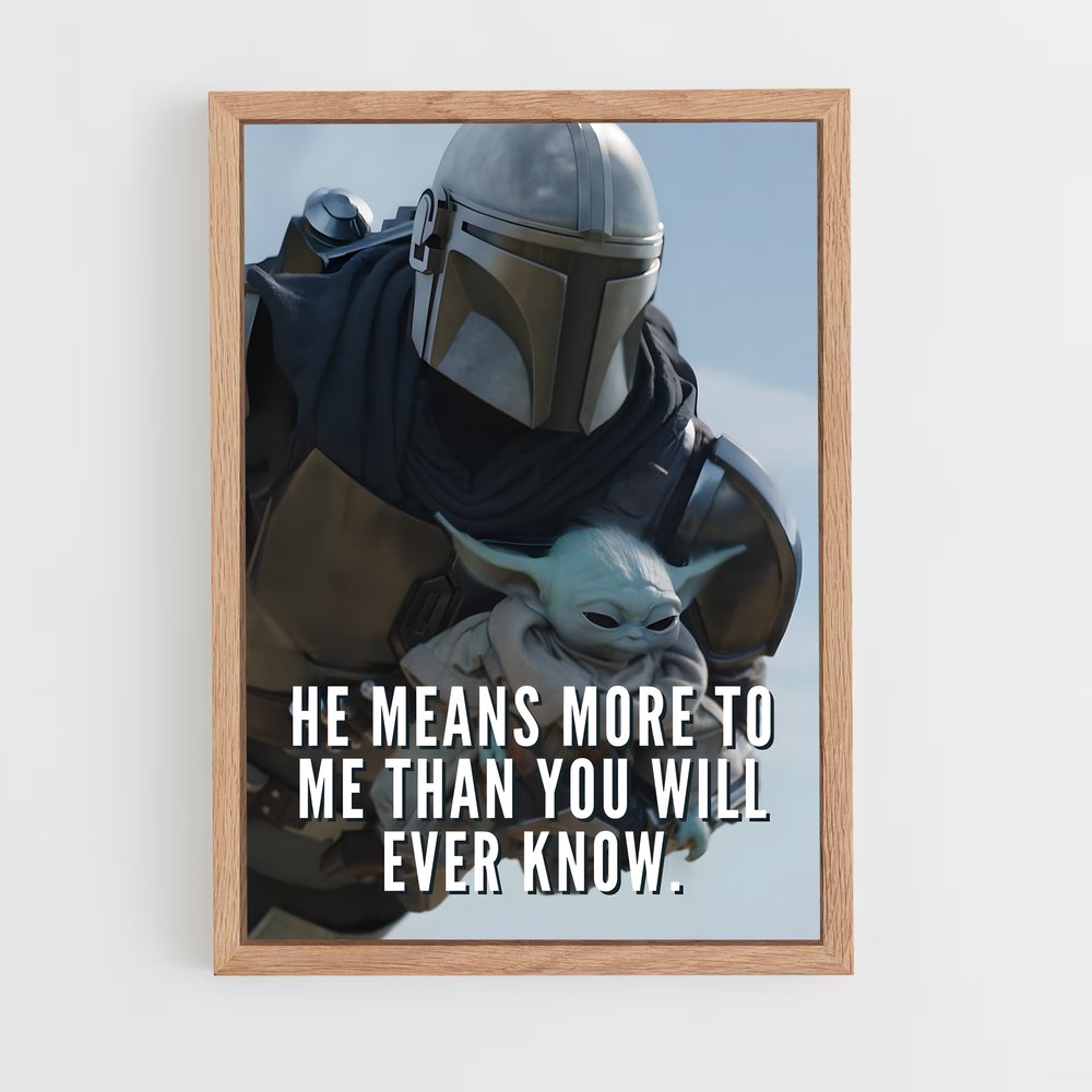 ap-the mandalorian-3 cadre Bois clair