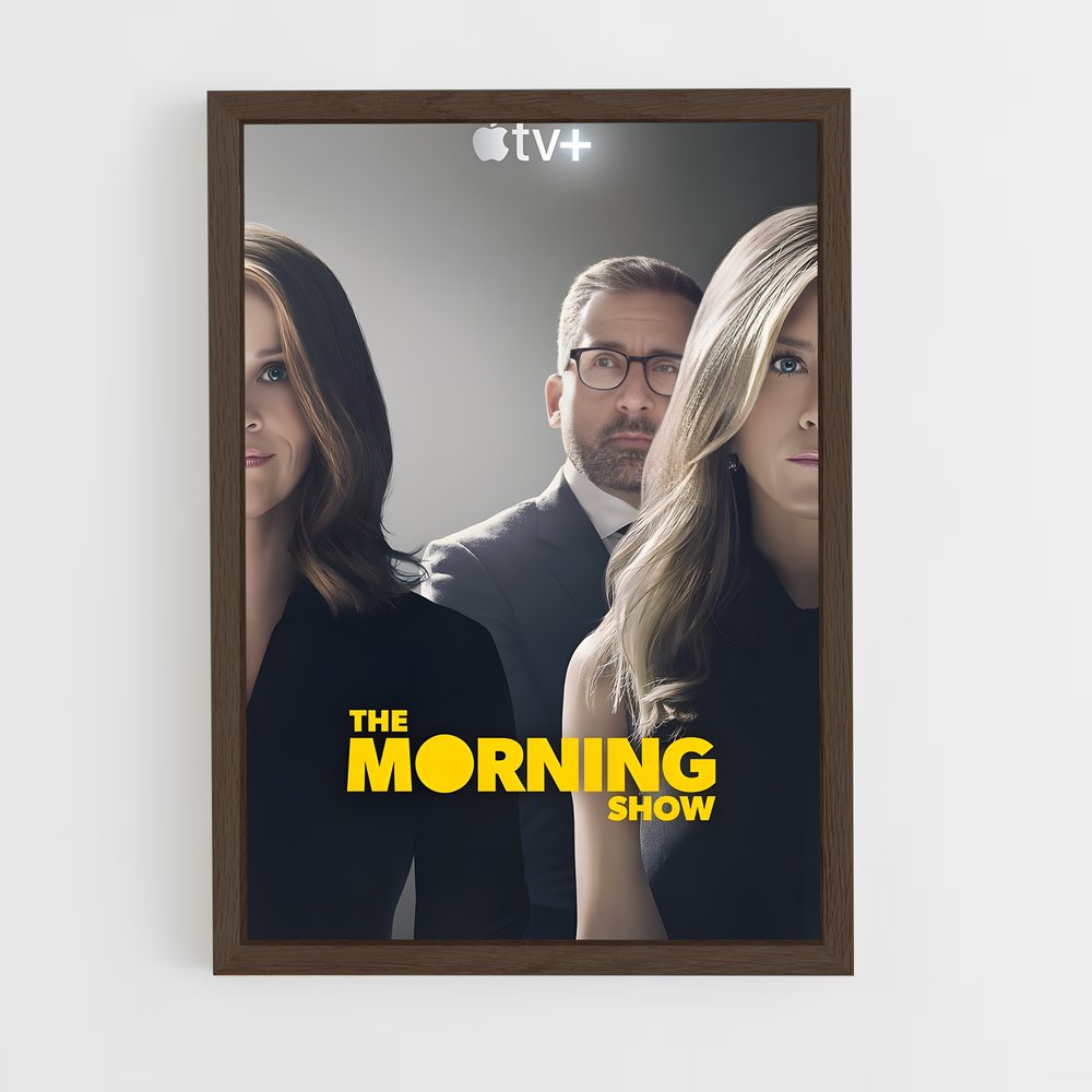 ap-the morning show-1 cadre Bois foncé