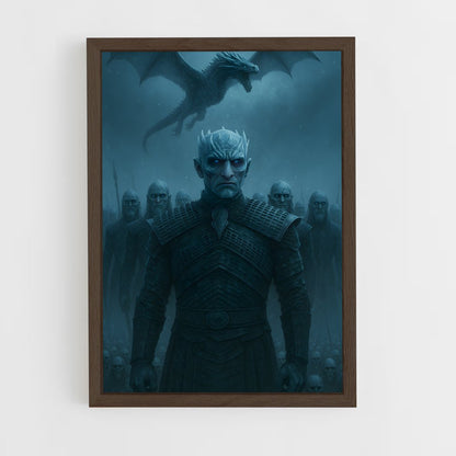 ap-the night king-1 cadre Bois foncé