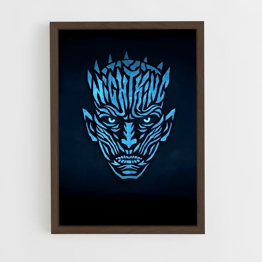 ap-the night king-10 cadre Bois foncé