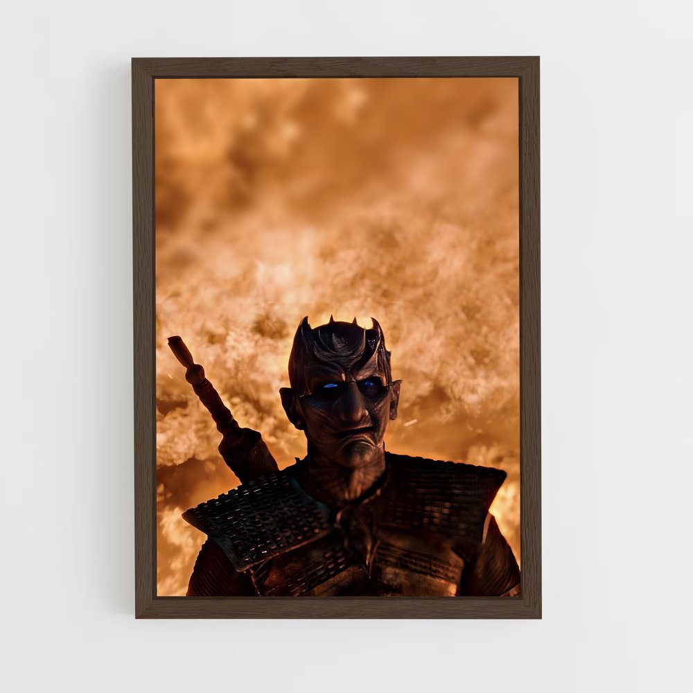 ap-the night king-2 cadre Bois foncé