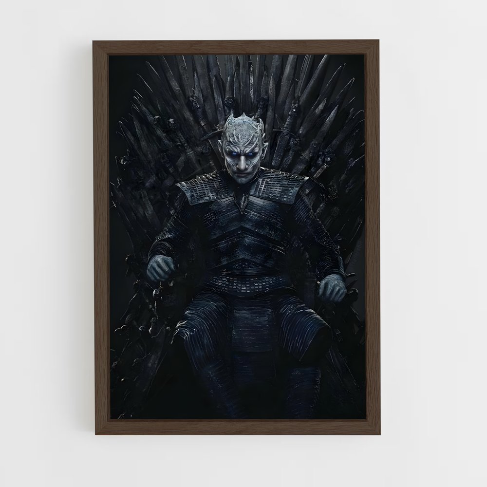 ap-the night king-3 cadre Bois foncé