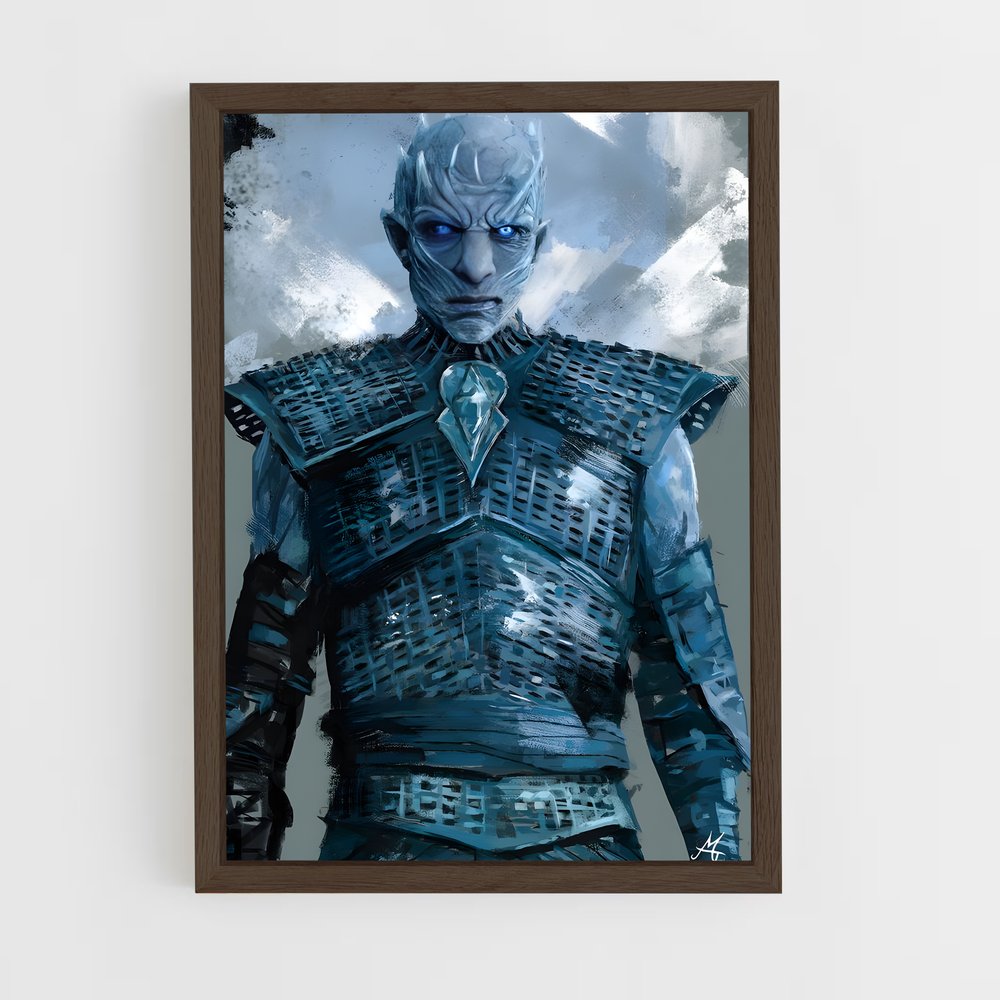 ap-the night king-5 cadre Bois foncé