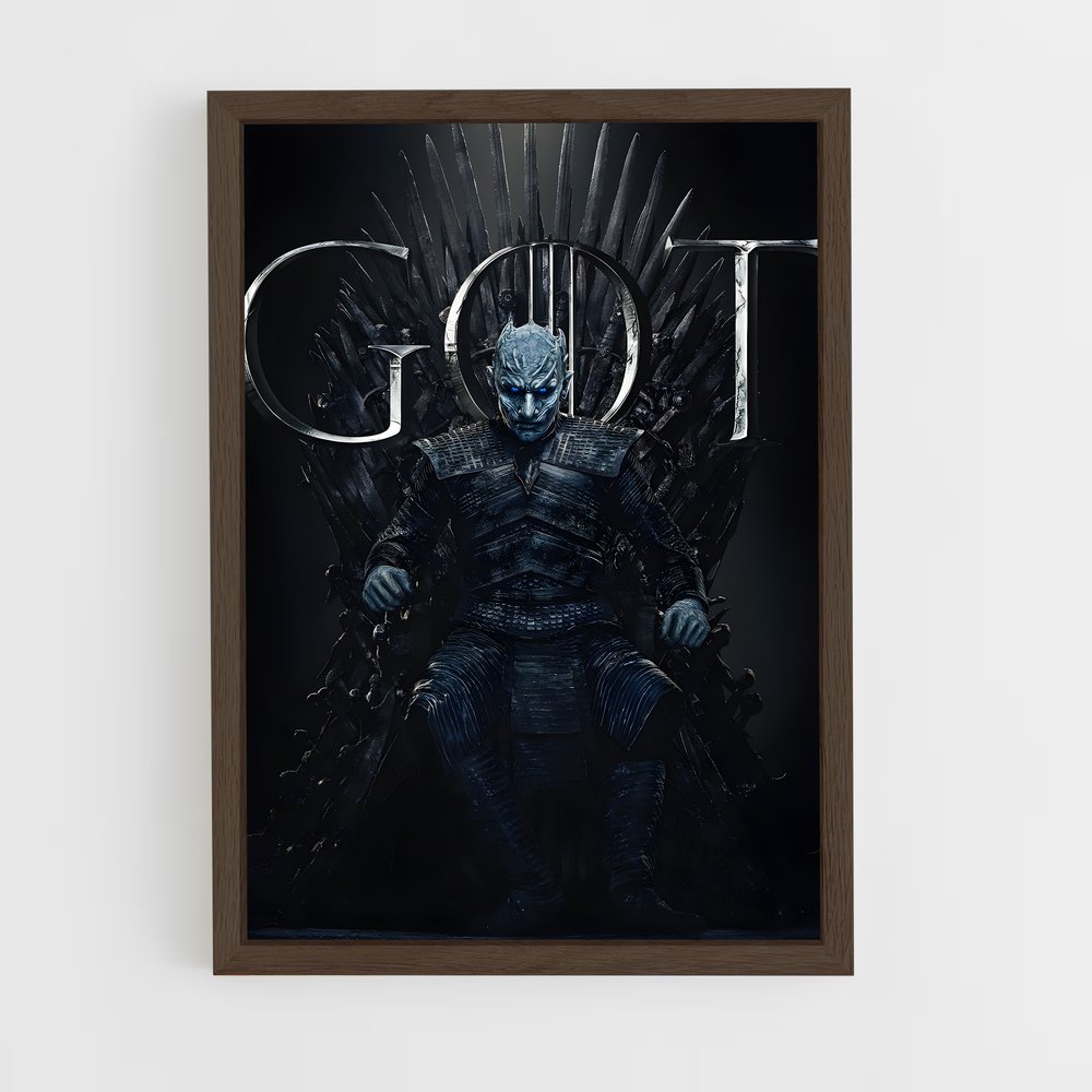 ap-the night king-9 cadre Bois foncé