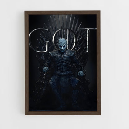 ap-the night king-9 cadre Bois foncé