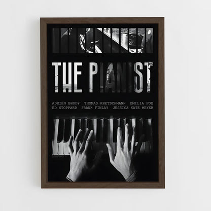 ap-the pianist-3 cadre Bois foncé