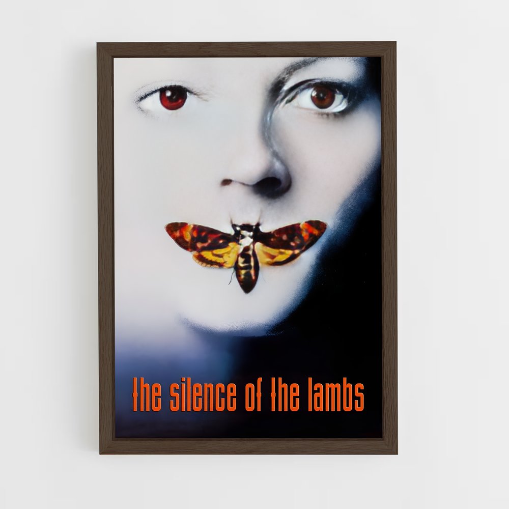 ap-the silence of the lambs-1 cadre Bois foncé