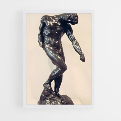 ap-the walking man rodin-2 cadre Blanc