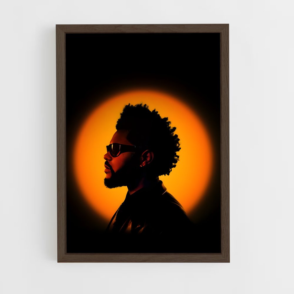 ap-the weeknd-16 cadre Bois foncé
