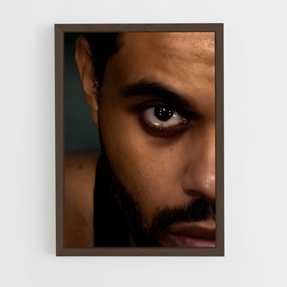 ap-the weeknd-3 cadre Bois foncé