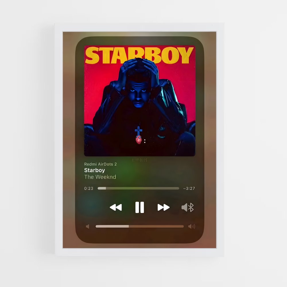 ap-the weeknd-8 cadre Blanc