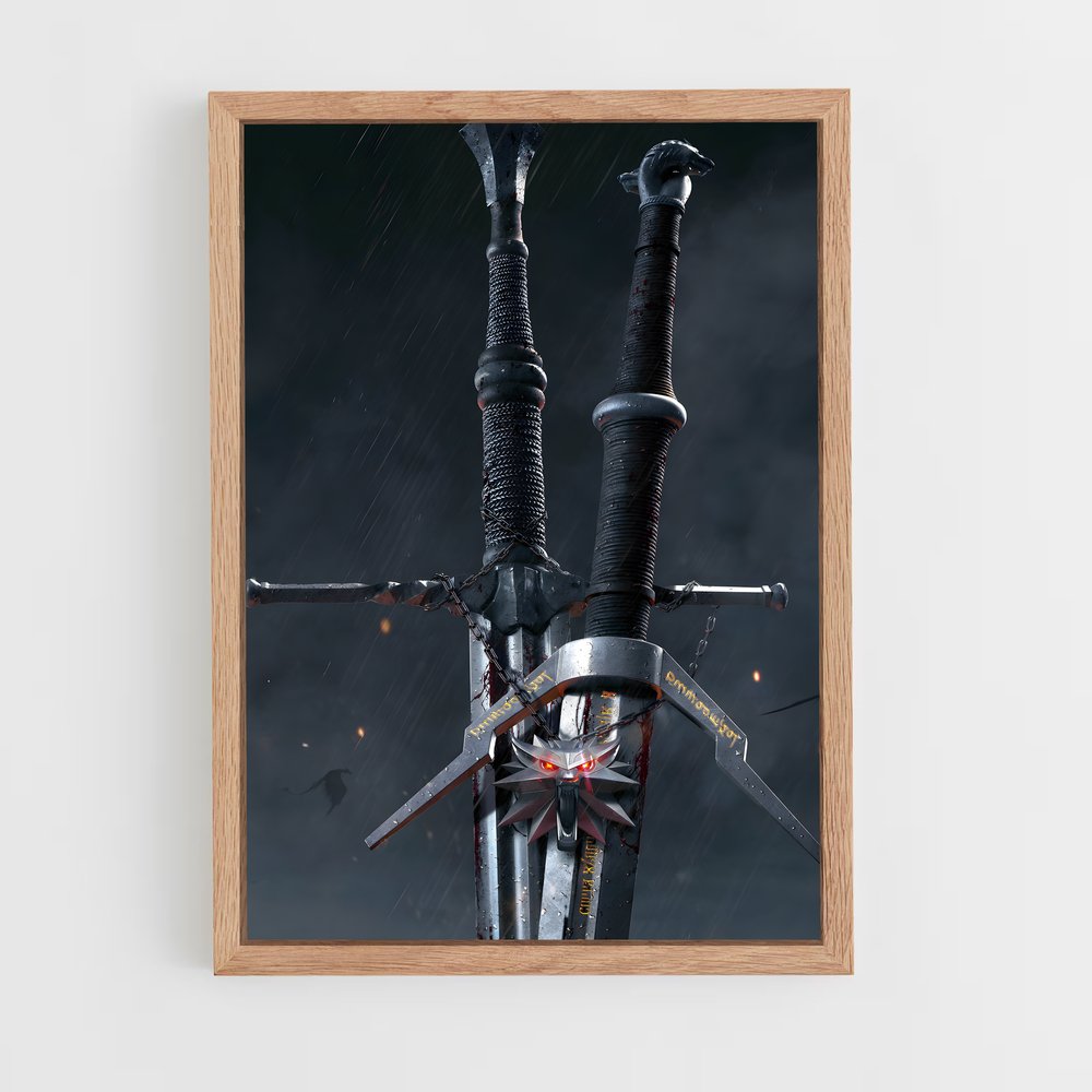 ap-the witcher-6 cadre Bois clair