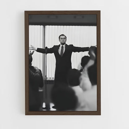 ap-the wolf of wall street-1 cadre Bois foncé