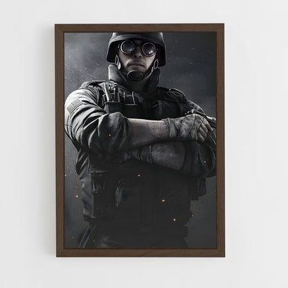 ap-thermite r6-1 cadre Bois foncé