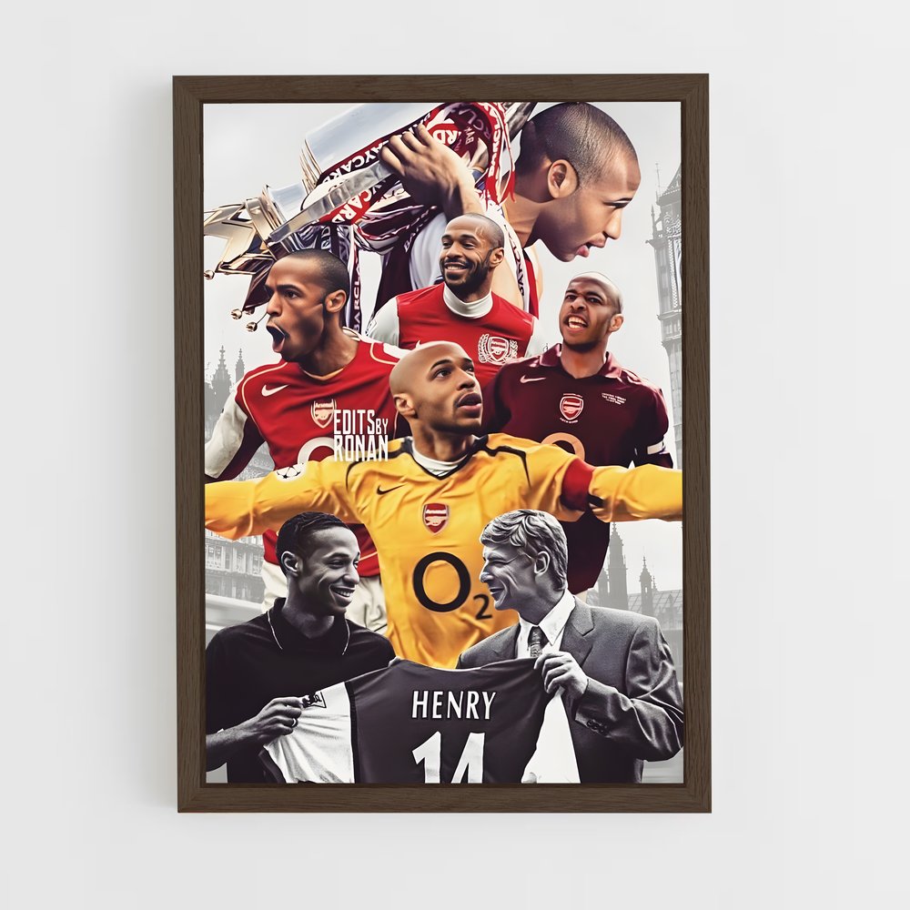 ap-thierry henry-2 cadre Bois foncé