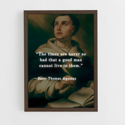 ap-thomas aquinas-1 cadre Bois foncé