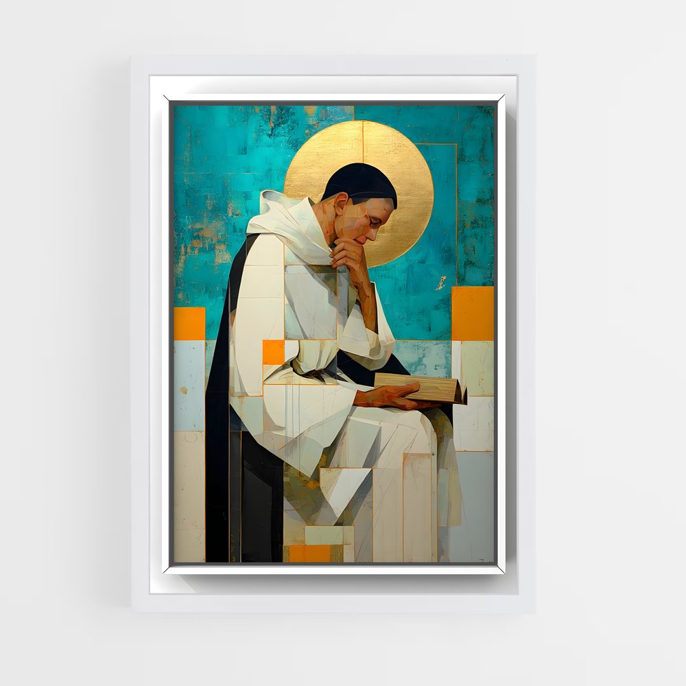 ap-thomas aquinas-8 cadre Blanc