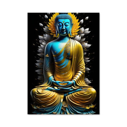 Poster Bouddha Auréole